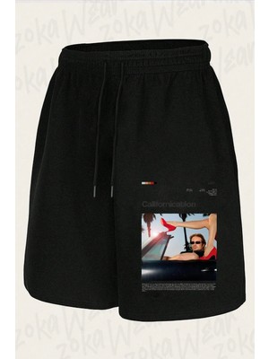 Zoka Wear Unisex Californication Series Poster Tasarım Baskılı Şort