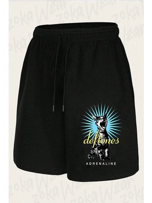 Zoka Wear Unisex Deftones V10 Tasarım Baskılı Şort