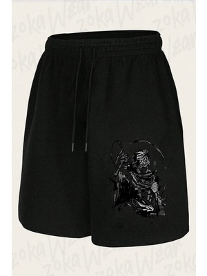 Zoka Wear Unisex Bleach Ichigo Kurosaki V2 Tasarım Baskılı Şort