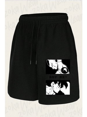 Zoka Wear Unisex Dragon Ball2 Tasarım Baskılı Şort