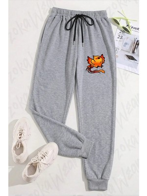 Zoka Wear Unisex Happy Chubby Phoenix Baskılı Eşofman Altı