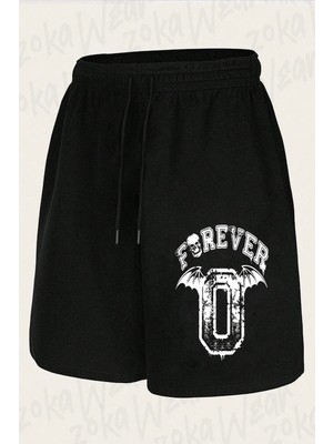 Zoka Wear Unisex Avenged Sevenfold Forever Tasarım Baskılı Şort