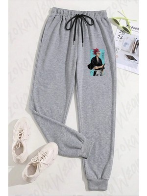 Zoka Wear Unisex Bleach Renji Abarai Baskılı Eşofman Altı