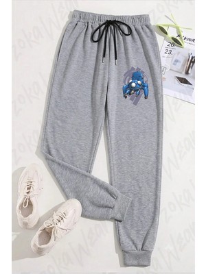 Zoka Wear Unisex Ghost In The Shell Tachicoma Baskılı Eşofman Altı