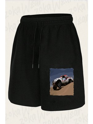 Zoka Wear Unisex Toyota Hilux Tasarım Baskılı Şort