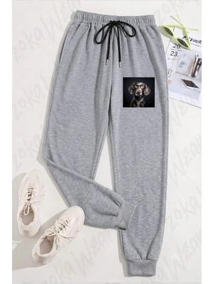 Zoka Wear Unisex Mr Weimaraner Baskılı Eşofman Altı