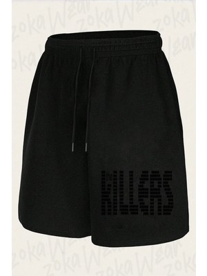 Zoka Wear Unisex The Killers Tasarım Baskılı Şort