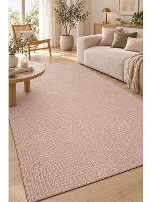 Ally Carpet Rever Zyron Modern Yıkanabilir Kaymaz Taban Robot Süpürge Uyumlu Salon Mutfak Odası Halısı