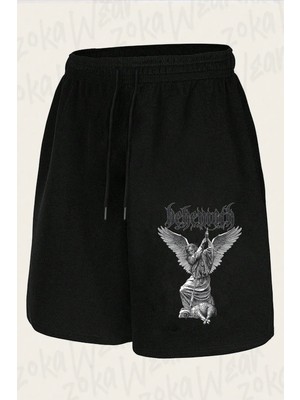 Zoka Wear Unisex Behemoth Tasarım Baskılı Şort