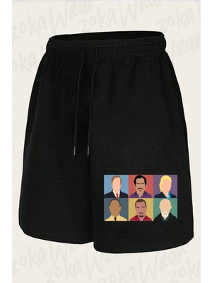 Zoka Wear Unisex Better Call Saul Retro Tasarım Baskılı Şort