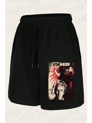Zoka Wear Unisex Stalker By Tarkovsky Tasarım Baskılı Şort