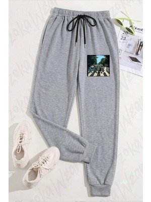 Zoka Wear Unisex Beatles Baskılı Eşofman Altı