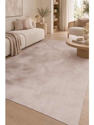 Ally Carpet Ganis Kaos Vizon Peluş Halı Yüksek Havlı Ekstra Yumuşak Kaymaz Tabanlı Tüy Dökmez Toz Tutmaz Halı