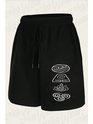 Zoka Wear Unisex Symbols V2 Avatar The Tasarım Baskılı Şort