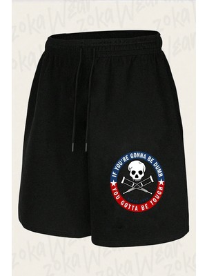 Zoka Wear Unisex Jackass Forever If You're Tasarım Baskılı Şort