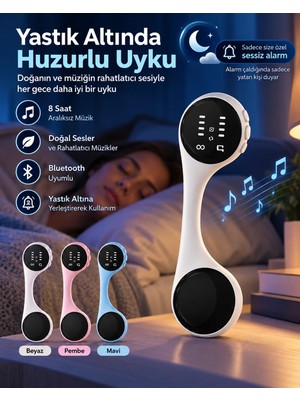 Skygo Bluetooth Yastık Altı Uyku Hoparlörü Sessiz Alarm Rahatlatıcı Doğal Sesler