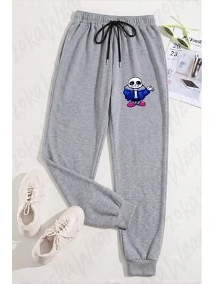 Zoka Wear Unisex Undertale Sans V13 Baskılı Eşofman Altı