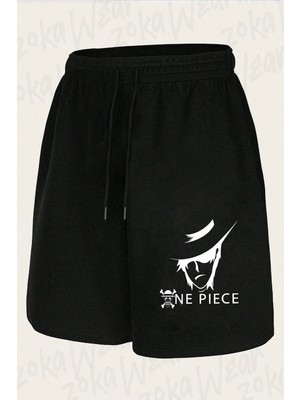 Zoka Wear Unisex One Piece 56 Tasarım Baskılı Şort