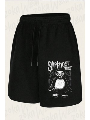 Zoka Wear Unisex Slipknot V23 Tasarım Baskılı Şort