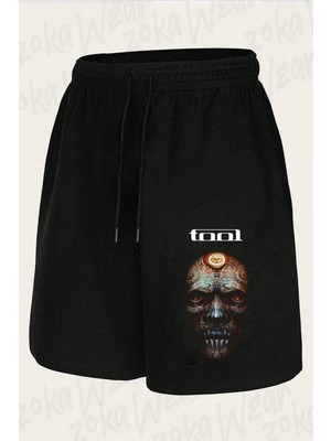 Zoka Wear Unisex Head Tool Tasarım Baskılı Şort