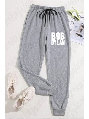 Zoka Wear Unisex Bob Dylan Logo Baskılı Eşofman Altı