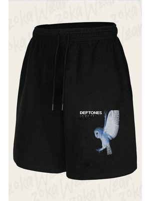 Zoka Wear Unisex Diamond Eyes Deftones Tasarım Baskılı Şort