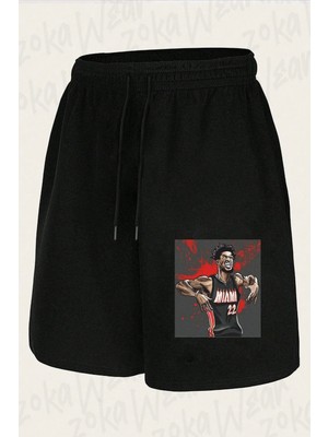Zoka Wear Unisex Miami Heat 22 Tasarım Baskılı Şort
