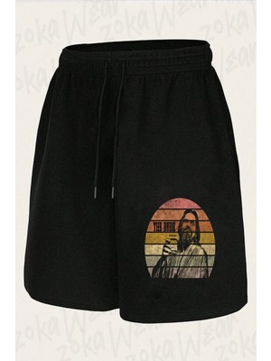 Zoka Wear Unisex The Big Lebowski Dude Tasarım Baskılı Şort