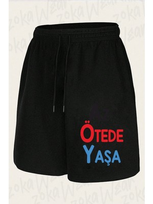 Zoka Wear Unisex Az Ötede Yaşa Sözlü Tasarım Baskılı Şort