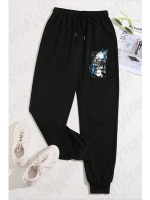 Zoka Wear Unisex My Hero Academia Dabi (Blue Flame)X2 Baskılı Eşofman Altı