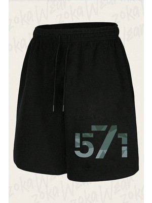 Zoka Wear Unisex 571 Yılı Tasarım Baskılı Şort
