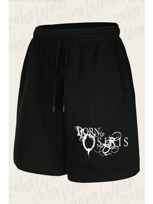 Zoka Wear Unisex Born Of Osiris Tasarım Baskılı Şort
