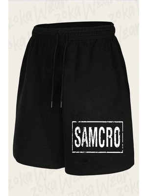 Zoka Wear Unisex Samcro Tasarım Baskılı Şort