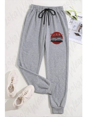 Zoka Wear Unisex Araba Nissan Baskılı Eşofman Altı
