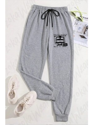 Zoka Wear Unisex Beastie Boys Aglio E Baskılı Eşofman Altı