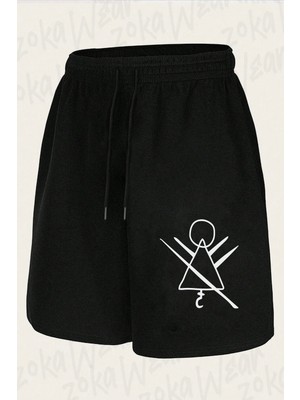 Zoka Wear Unisex Yellowjackets Secret Ritual Tasarım Baskılı Şort