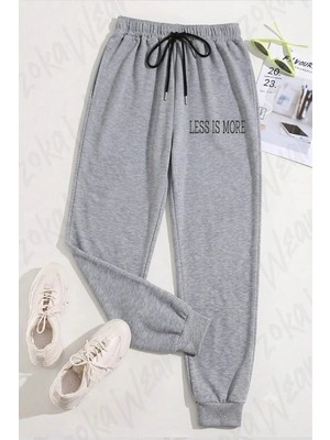 Zoka Wear Unisex Less Is More Baskılı Eşofman Altı