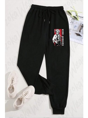 Zoka Wear Unisex Demon Slayer Wind Hashira Baskılı Eşofman Altı