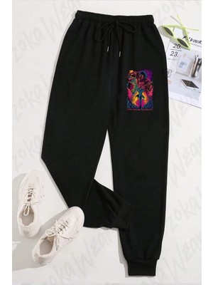 Zoka Wear Unisex Aot V2 Baskılı Eşofman Altı