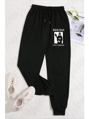 Zoka Wear Unisex Burzum V3 Baskılı Eşofman Altı