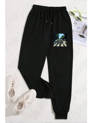 Zoka Wear Unisex Beatles Baskılı Eşofman Altı