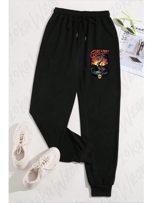Zoka Wear Unisex Guns N Roses V29 Baskılı Eşofman Altı