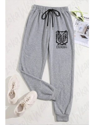 Zoka Wear Unisex Aot Manga Baskılı Eşofman Altı
