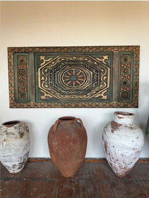 Ahşabın Ruhu Ahşap Oyma Panel-Yatak BAŞLIĞI-75X160CM