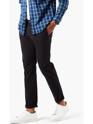Dockers Smart 360 Flex Siyah Ultimate Skinny Fit Chino Pantolon Siyah