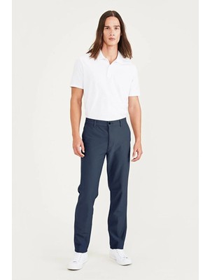 Dockers Smart 360 Comfort Knit Lacivert Slim Fit Chino Pantolon Blue