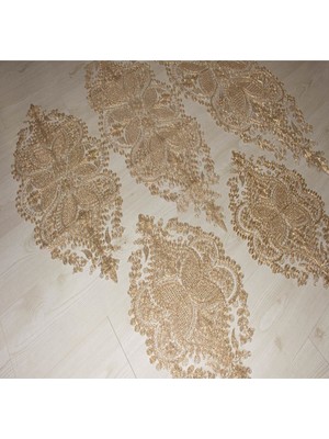 Luord-Store 5 Parça Salon Takımı Yemek Masası Örtüsü Sehpa Örtüsü -
