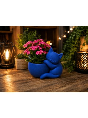 Luord-Store 3D Baskı Sarılan Saksı - Sevimli Dekoratif Saksı -
