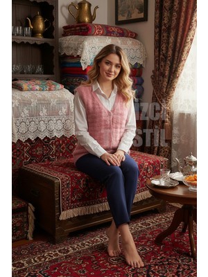 Luord-Store Kadın Yeleği, Çeyizlik Örgü Yelek, Hediyelik Nişan Yeleği, Nişan & Çeyiz Yelekleri