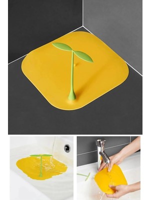 Happy Trend Gider Kötü Koku Önleyici Palmiye Lavabo Gider Kapatıcı Banyo Küvet Süzgeç Kapatma Kahverengi